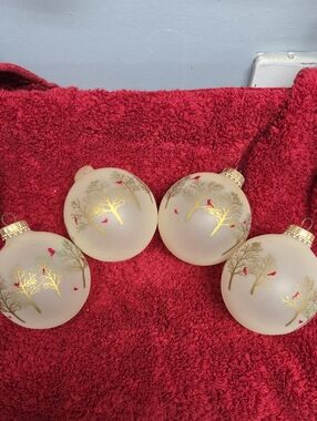Vintage Krebs Christmas Ornaments